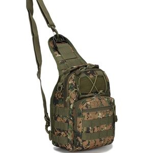 Tactical Sling Bag, Digital Camouflage Color